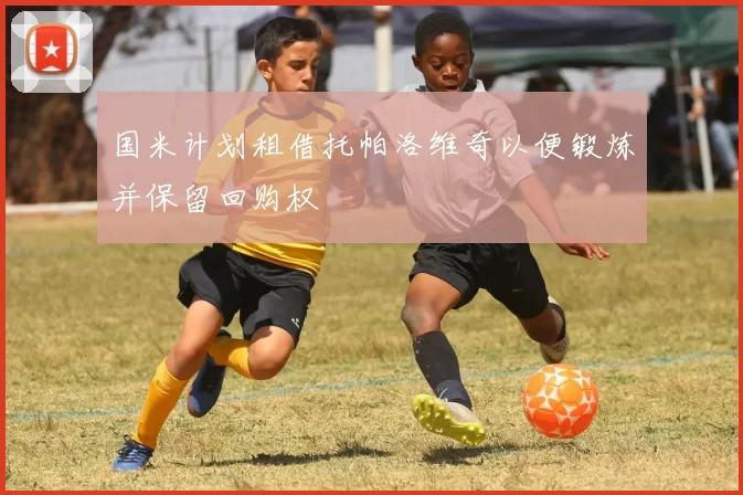 国米计划租借托帕洛维奇以便锻炼并保留回购权